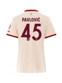 Ženski Nogometna dresi replika Bayern Munich Aleksandar Pavlovic #45 Tretji 2024-25 Kratek rokav